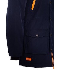 dunkelblauer Parka von OMBRE