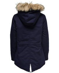 dunkelblauer Parka von Only