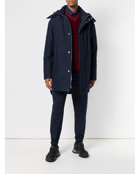 dunkelblauer Parka von Prada