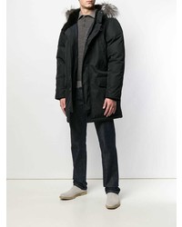 dunkelblauer Parka von Brioni