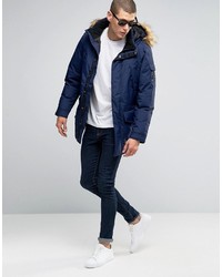 dunkelblauer Parka von Wrangler