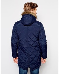 dunkelblauer Parka von Brave Soul