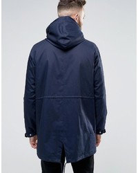 dunkelblauer Parka von Asos