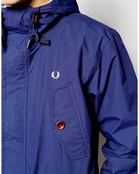 dunkelblauer Parka von Fred Perry