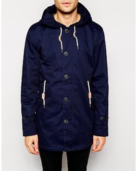 dunkelblauer Parka von Selected