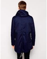 dunkelblauer Parka von Selected