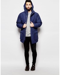 dunkelblauer Parka von Farah