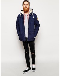 dunkelblauer Parka von Quiksilver