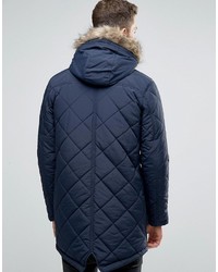 dunkelblauer Parka von Brave Soul