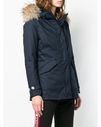 dunkelblauer Parka von Woolrich