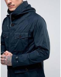 dunkelblauer Parka von Pretty Green