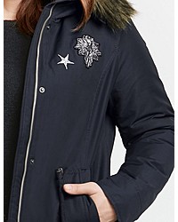 dunkelblauer Parka von Samoon