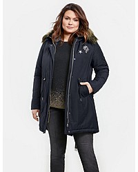 dunkelblauer Parka von Samoon