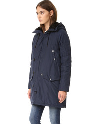 dunkelblauer Parka von The Kooples