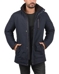 dunkelblauer Parka von Solid