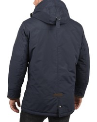 dunkelblauer Parka von Solid