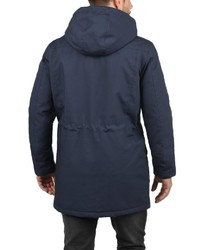 dunkelblauer Parka von Solid