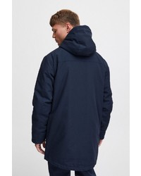 dunkelblauer Parka von Solid