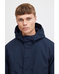 dunkelblauer Parka von Solid