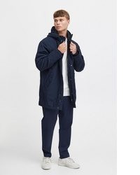 dunkelblauer Parka von Solid