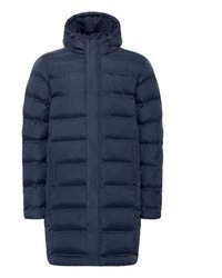 dunkelblauer Parka von Solid
