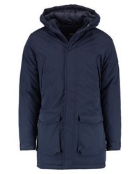 dunkelblauer Parka von Solid