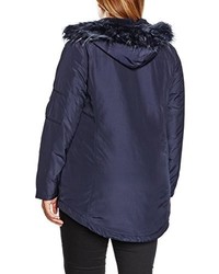 dunkelblauer Parka von Studio Untold