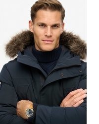 dunkelblauer Parka von Superdry