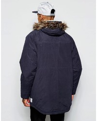 dunkelblauer Parka von Supreme Being