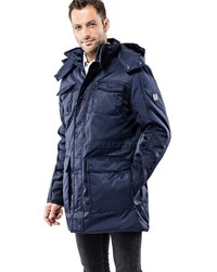 dunkelblauer Parka von Vincenzo Boretti