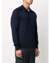 dunkelblauer Polo Pullover von Ami Paris