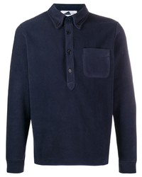 dunkelblauer Polo Pullover von Anglozine