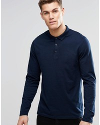 dunkelblauer Polo Pullover von ASOS DESIGN