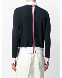 dunkelblauer Polo Pullover von Thom Browne