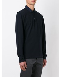 dunkelblauer Polo Pullover von Lanvin