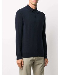 dunkelblauer Polo Pullover von Giorgio Armani