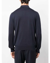 dunkelblauer Polo Pullover von Brunello Cucinelli