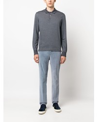 dunkelblauer Polo Pullover von Zegna