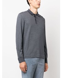 dunkelblauer Polo Pullover von Zegna