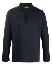 dunkelblauer Polo Pullover von Emporio Armani
