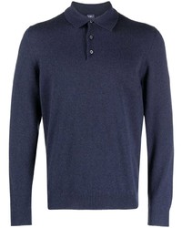 dunkelblauer Polo Pullover von Fedeli