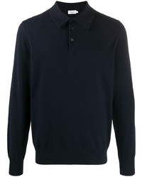 dunkelblauer Polo Pullover von Filippa K