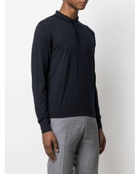 dunkelblauer Polo Pullover von Corneliani