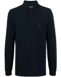 dunkelblauer Polo Pullover von Giorgio Armani