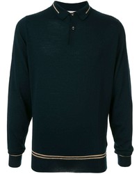 dunkelblauer Polo Pullover von John Smedley