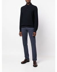 dunkelblauer Polo Pullover von Brioni