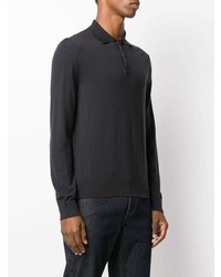 dunkelblauer Polo Pullover von Ermenegildo Zegna XXX