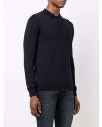 dunkelblauer Polo Pullover von BOSS