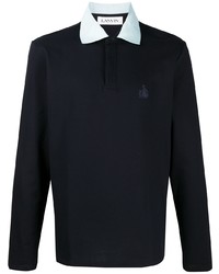 dunkelblauer Polo Pullover von Lanvin