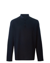 dunkelblauer Polo Pullover von Lanvin
